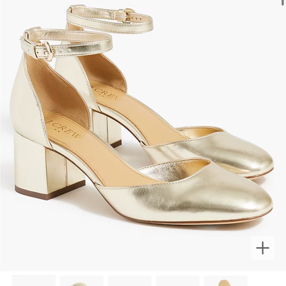 J Crew Ankle-strap heels
